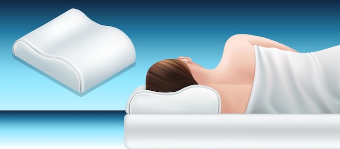 Contoured Pillow for Sciatic Pain Relief